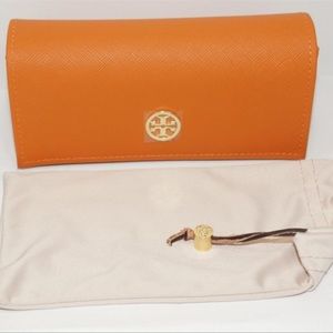 TORY BURCH SUNGLASSES GLASSES ORANGE CASE